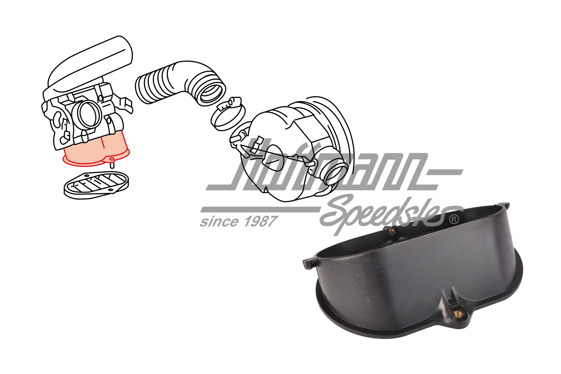 Cadre, grille/tableau de bord, en bas | 901 571 050 32 | 512-0256-44