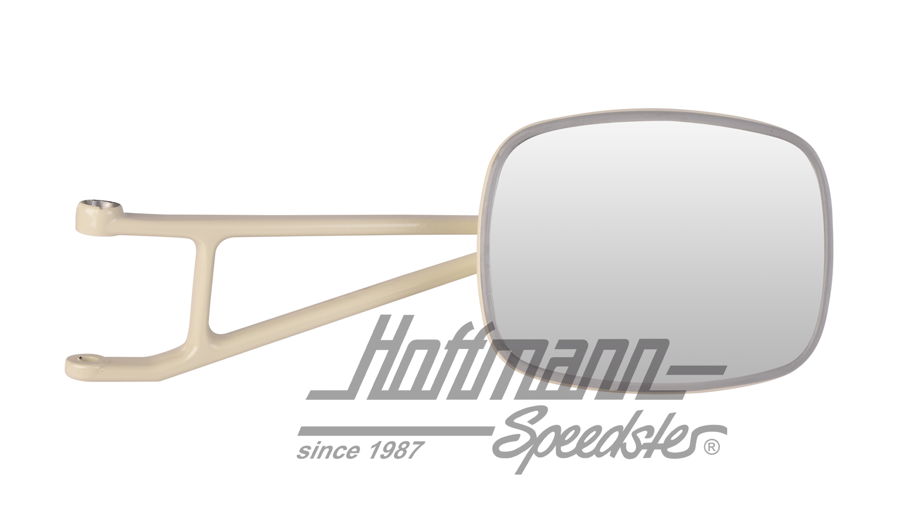 Rétroviseur extérieur, Bus T2 Pick-up, droite, blanc pastel | 261 857 514 B 90D | 097-1068-12