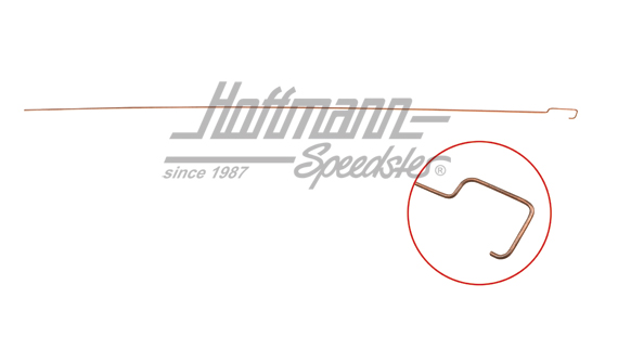 Tirant, câble de chauffage, arrière                                                                 