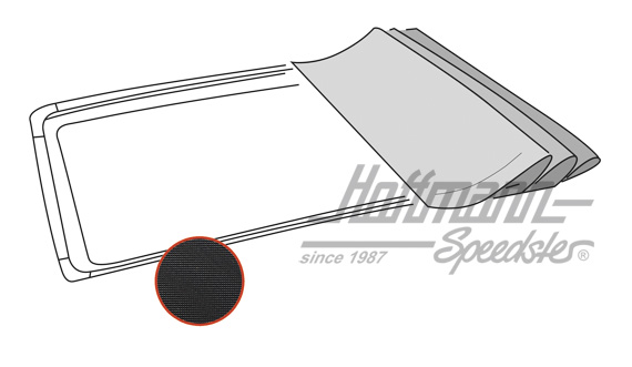 
Housse de toit pliant, Golf 2, PVC, noire | --------- | 208-5580-10