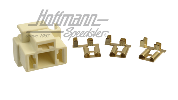 Fiche de phare, 3-broches, sans câble | 161 941 165 A | 020-4430-32