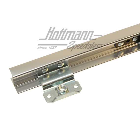 Déflecteur, complet, Bus T2, chromé, droite                                                         