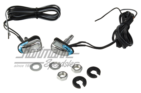 Gicleurs de lave-glace, chromés, illuminés bleu | TU 955 010 | 200-2978