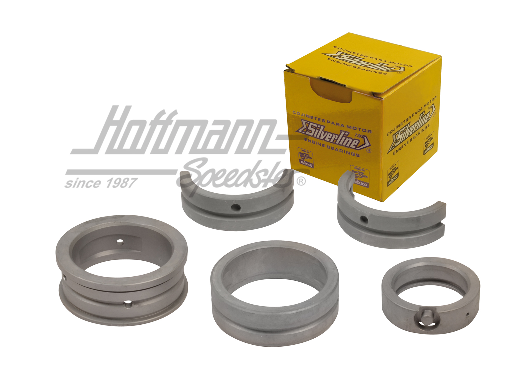 Coussinets de vilebrequin, 2.00/0.75/collar 20mm, acier | 111 198 497 80 | 010-0141-74