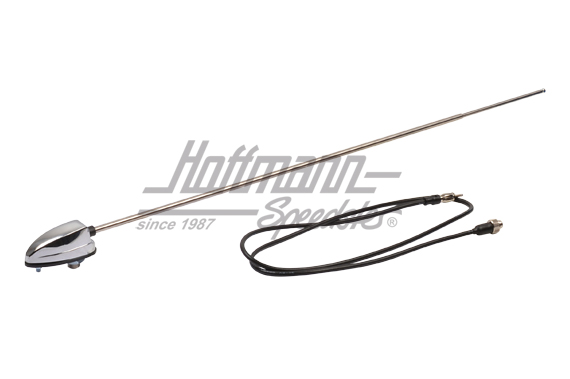 Antenne, universelle, 1-pied, pied chromé | 111 999 901 A | 020-4397-10