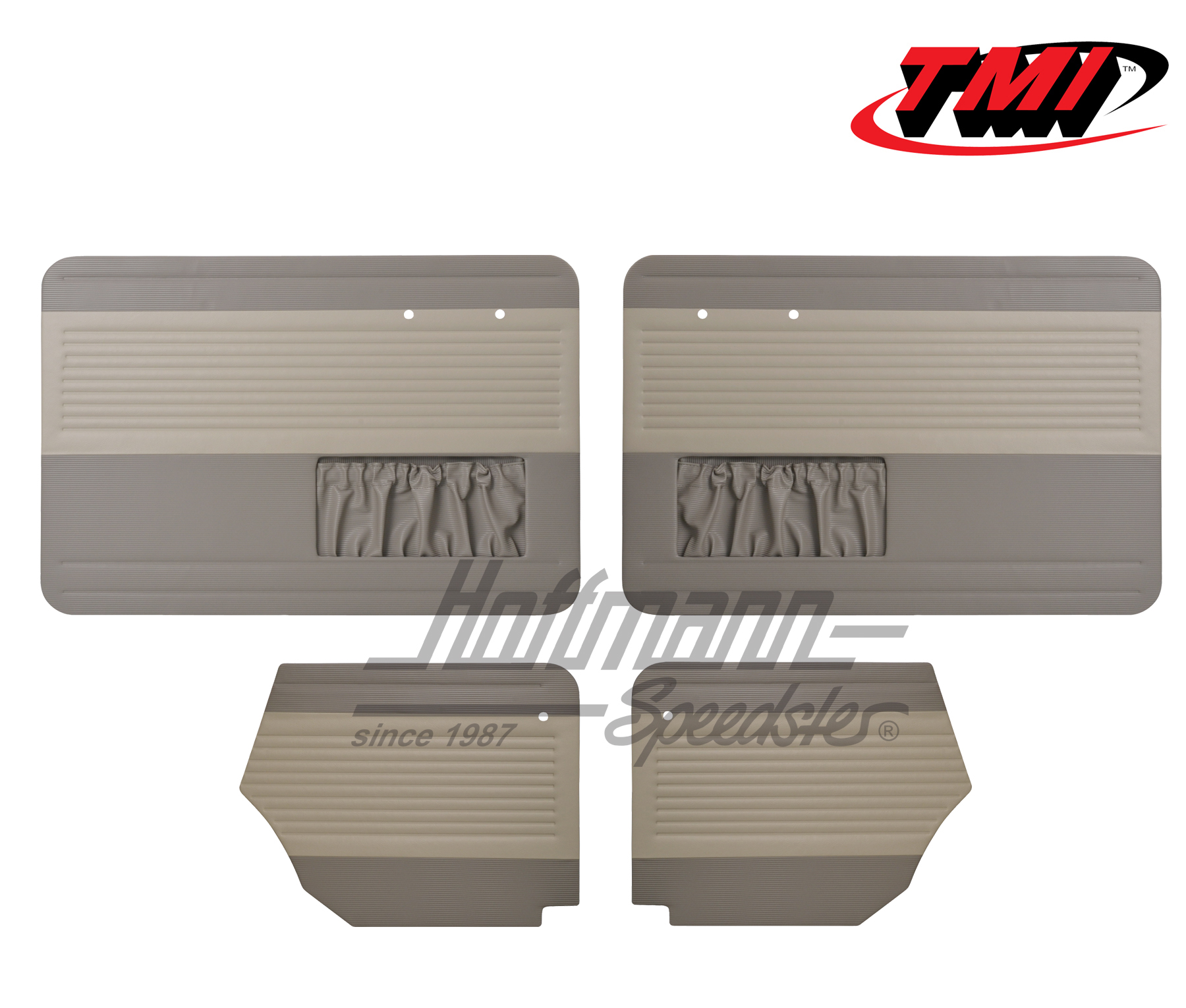 Panneaux de portes, Cox Cabriolet, 64-66, blanc cassé/gris | 19-1328-16-15 | 055-7564-03