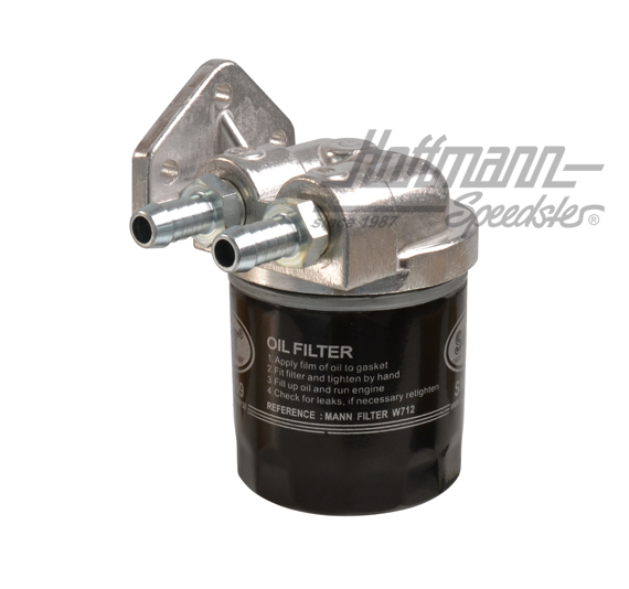 Support de filtre à huile, avec cartouche. connexion gauche | AC 115 198 | 010-0727