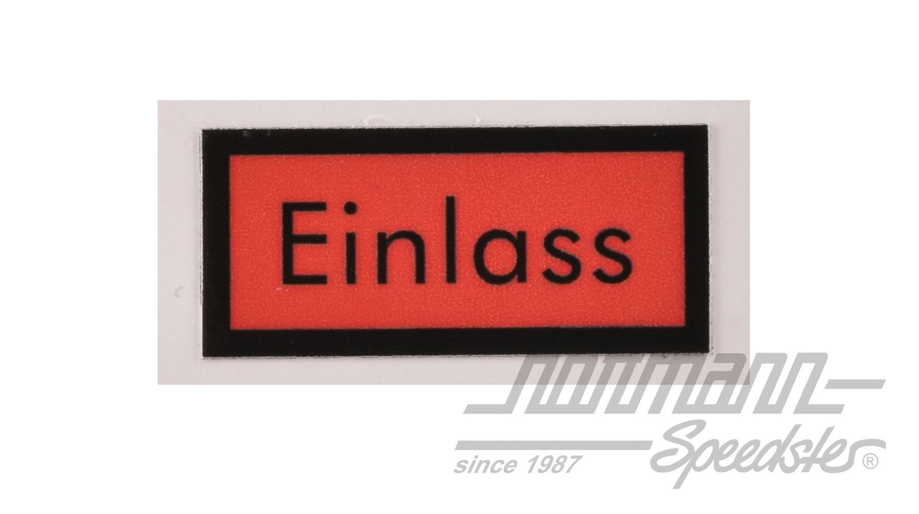 Autocollant "Einlass", filtre H, 356/912 | 644 701 004 00 | 510-7950-51