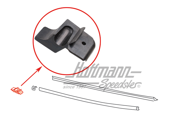 Joint arrière de porte, droite | 141 837 498 B | 060-0480-02