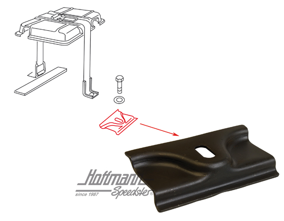Support de batterie, à visser, universel | 131 915 313 | 050-2112-08