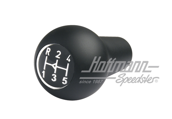 Pommeau du levier de vitesses, 911, noir mat, 65-71                                                 