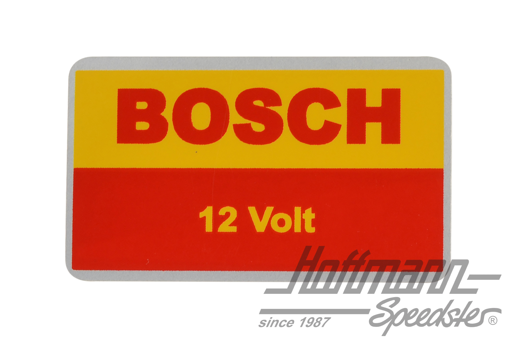 Autocollant "12 Volt", bobine, jaune/rouge | AC853980 | 021-0194-24