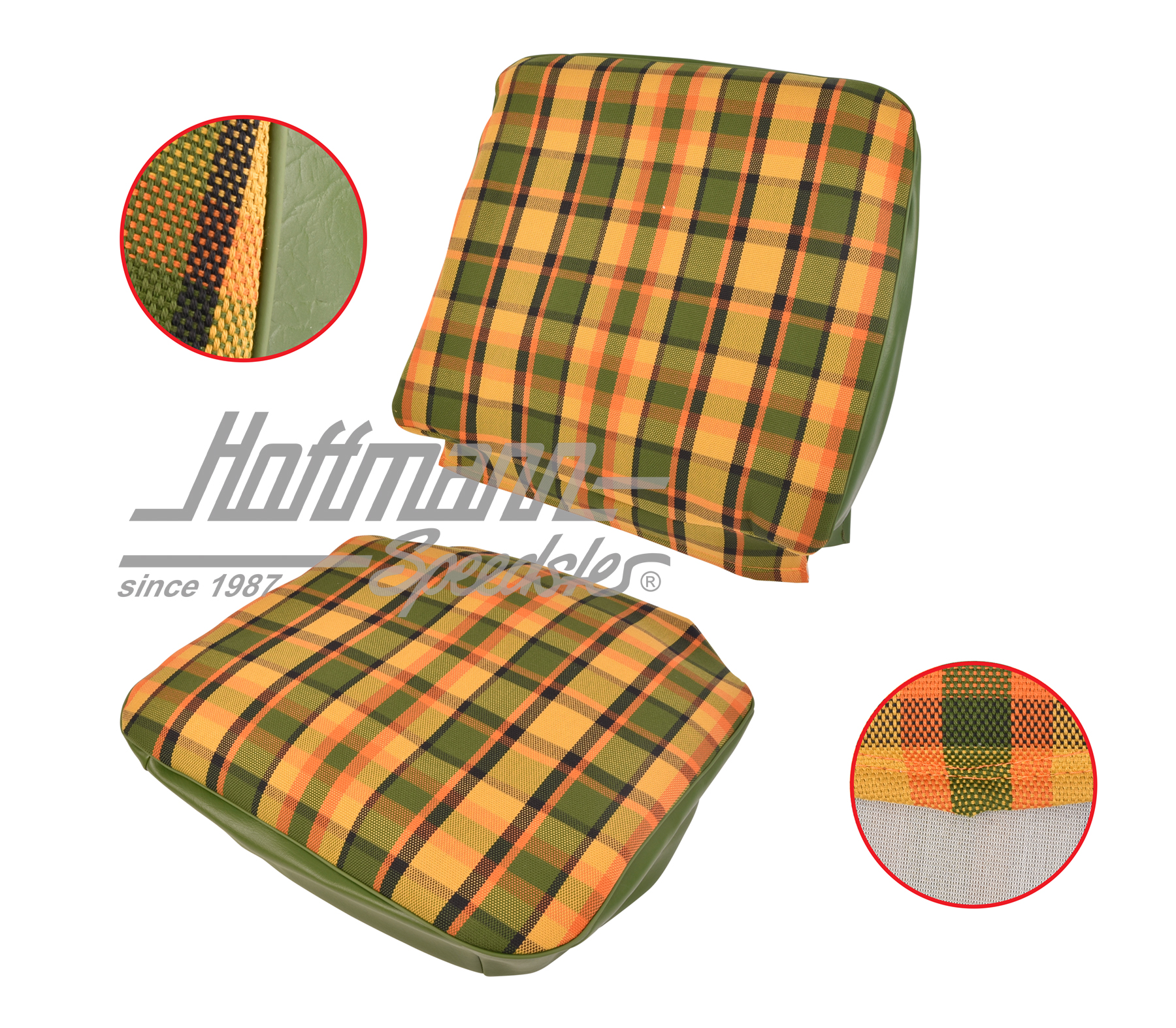 Housse de siège, Westfalia, jaune/orange/vert, 68-74 |  | 098-1300-59