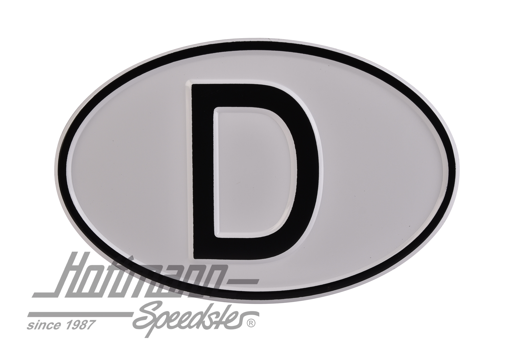 Plaque de nationalité "D", alu |  | 020-2396