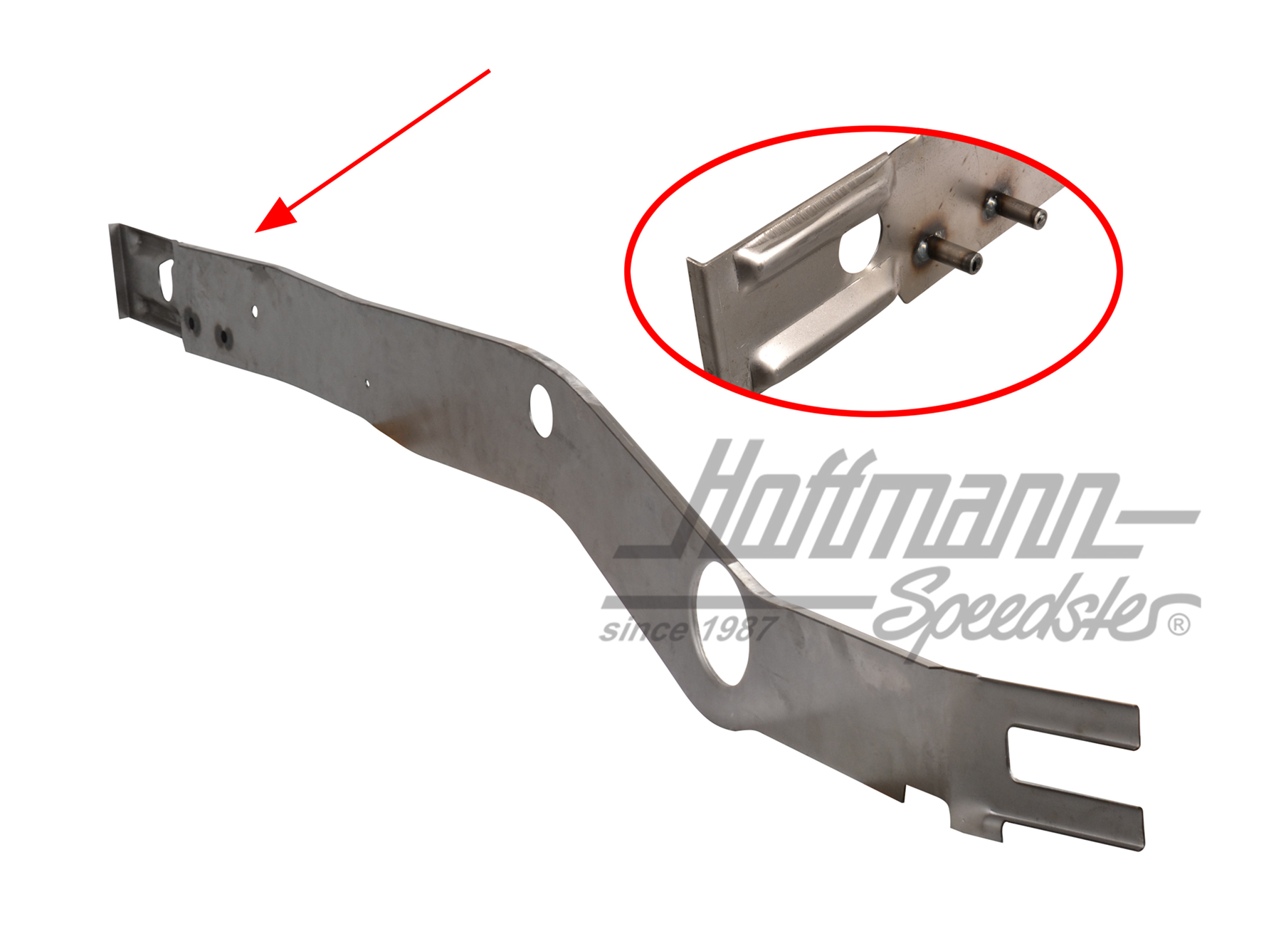 Longeron, arrière, Bus T2, 8.71-7.79, gauche                                                        