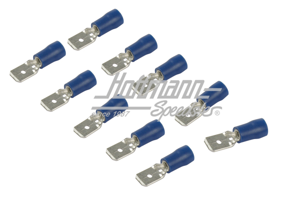 Fiche plat, 1.5-2.5 mm, bleue, 6.3mm | 50 252 521 | 020-0834