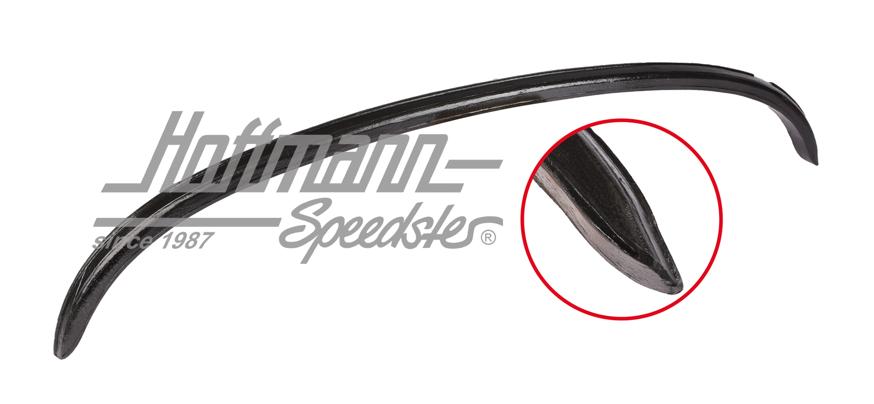 Arceau, sur lunette arrière, 8.64-7.71 (plastique) | 151 871 093 BK | 020-4606-08