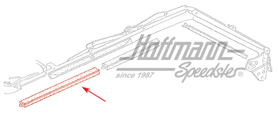 Joint de capote, portes, en haut, gauche                                                            