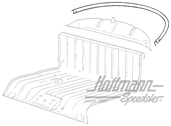 Support de câbles de capote | 151 813 927 | 050-1365