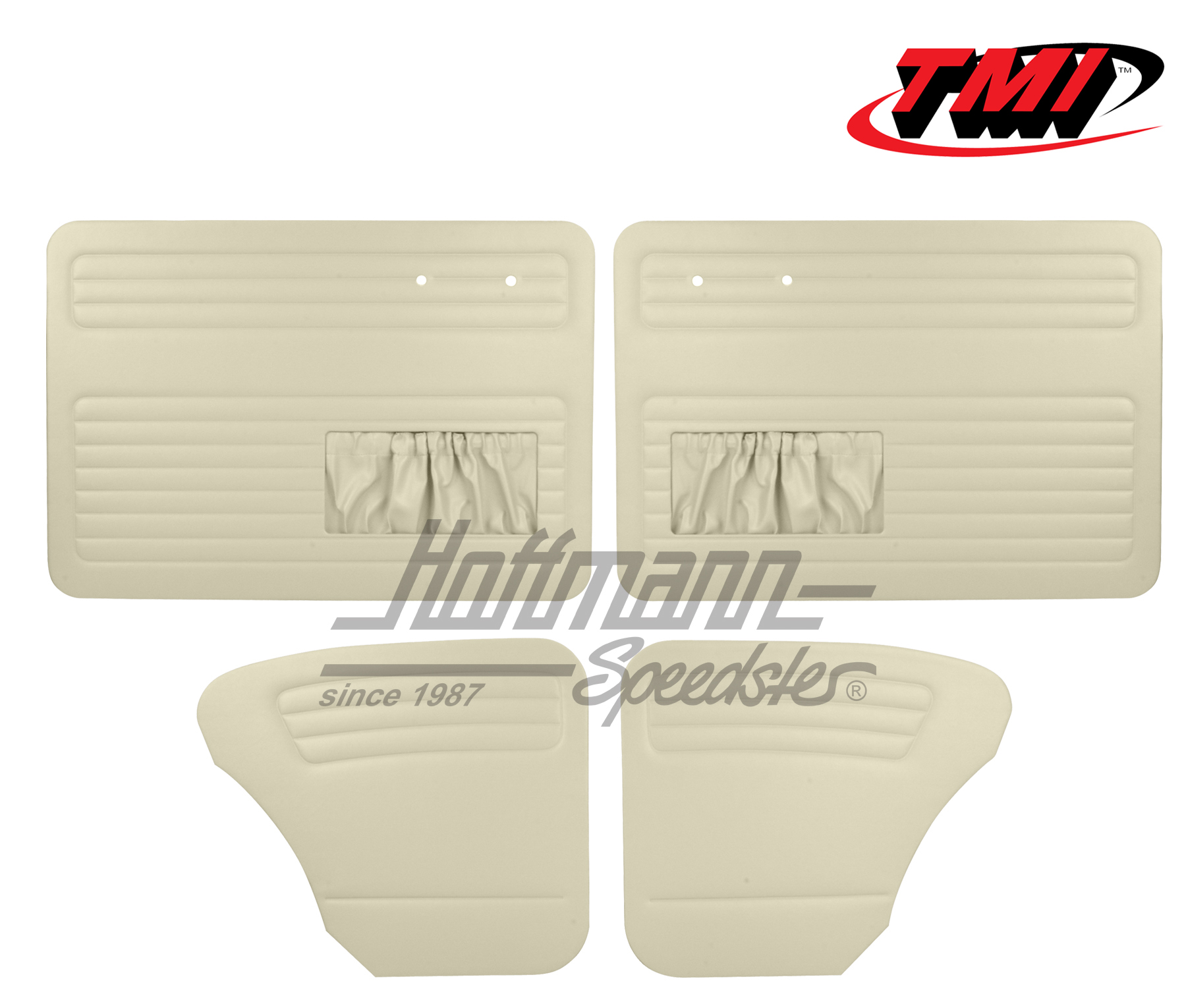 Panneaux de portes, Cox Berline, 55-64, blanc cassé | 10-1127-15 | 055-7504