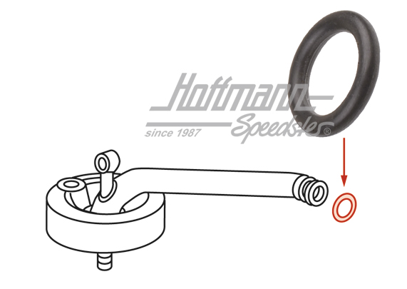 Joint annulaire, pipe d'admission d'huile, Type 4 | 021 101 173 | 092-0527-30