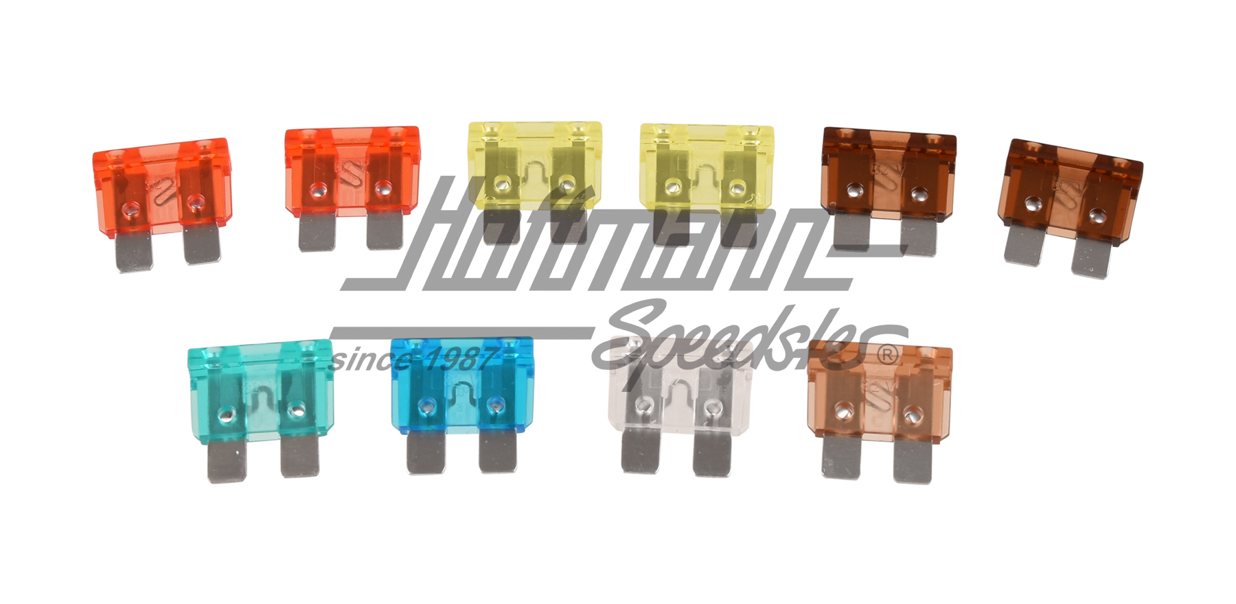 Assortiment de fusibles, standard, plats  
 | --- --- --- | 190-0253