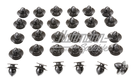 Panneaux de portes, Golf 1, 2-portes, noirs                                                         