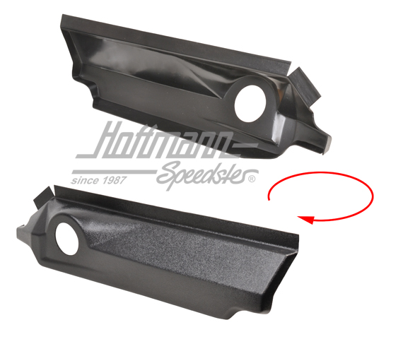 Séparations de place aux jambes, Karmann Ghia, 64-74, gauche | 141 813 105 B | 066-0064-71