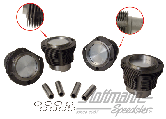 Kit cylindrée, 90x66mm, 1.7 | AC 198 720 EC | 092-0679