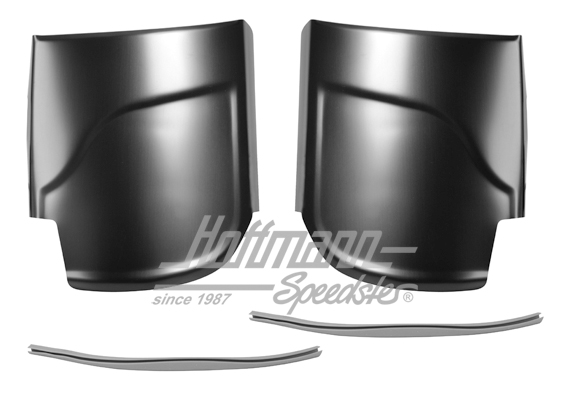 Sabots d'ailes arrière, alu, noir | 20020 | 020-2022