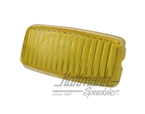 Verre de réchange, phare de recul, jaune                                                            