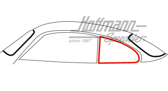 Joint, déflecteur, 8.71-7.74 | 143 845 319 | 060-0424