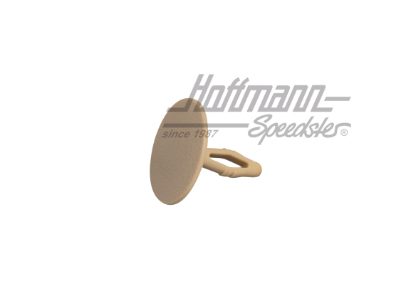 Clip, ciel de toit, avant, Golf 2, gris | 191 867 840  8AX | 208-1170-10