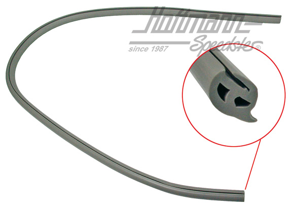 Bourrelet, cadre de toit au-dessus porte coulissante, gris | 221 843 196 | 090-6142-05