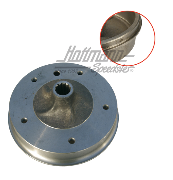 Tambour de frein, arrière, Bus T2, 8.67-2.68 | 211 501 615 F | 090-3046