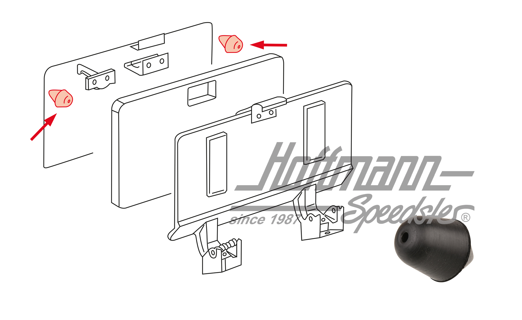 Bouchon, trappe de service, Bus T3, 5.79-7.92 | N  902 393 01 | 350-6060