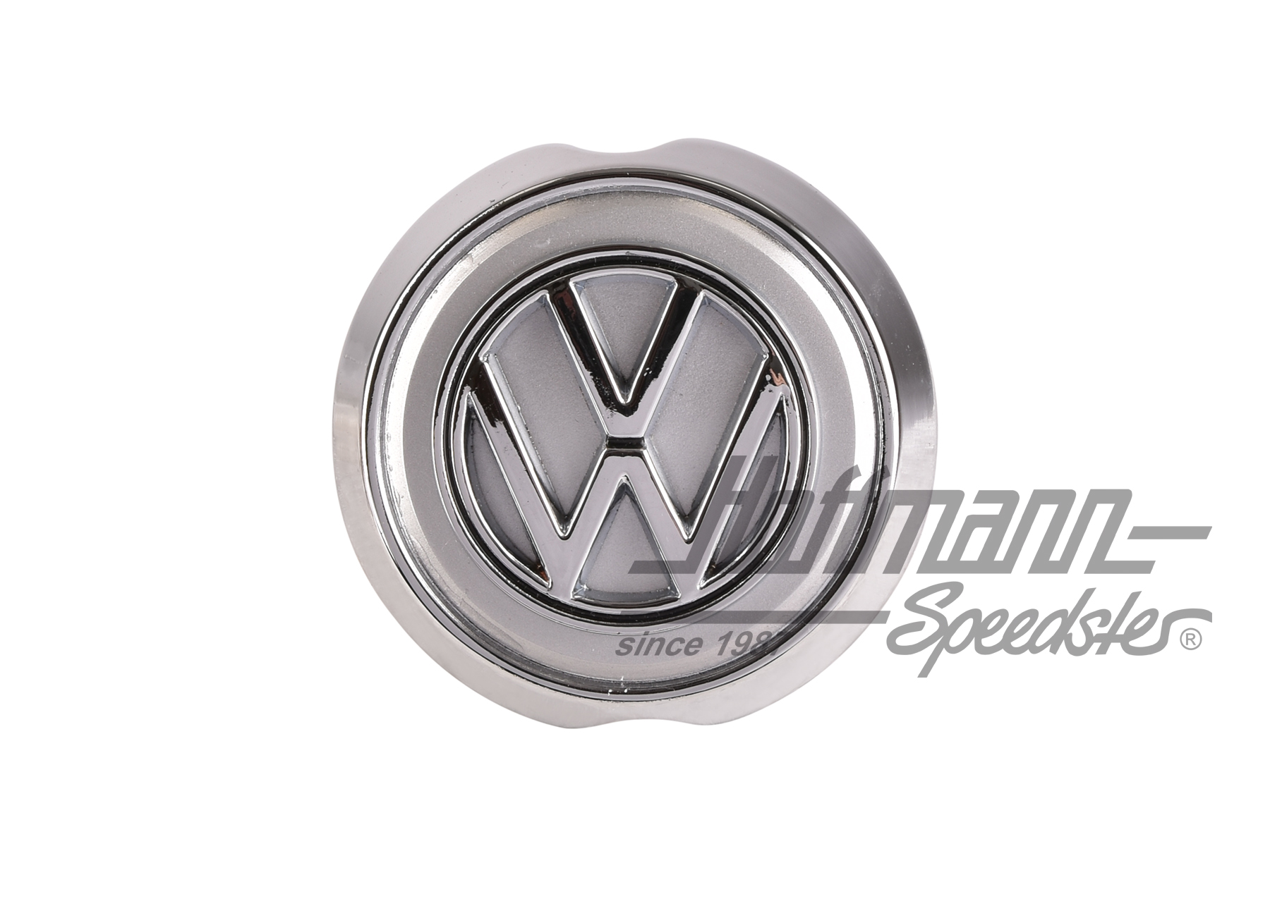 Emblème, avec embase, chromé. 8.62-7.74                                                             