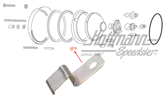 Crampon, verre de phare, 8.67-7.73                                                                  
