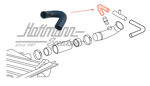 Tuyau de ventilation, remplissage à pièce en T | 133 201 179 | 020-5008-10