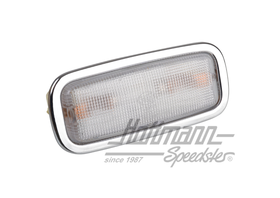 Plafonnier, Porsche 911 Coupé/356 C, en haut, avec bordure chromée                                  