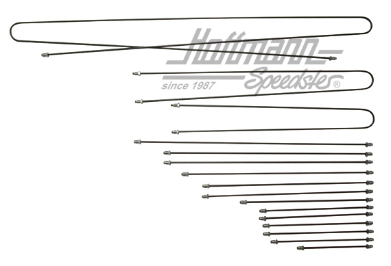 Kit de tuyauterie de frein, Bus T3, 85-87, ABS |  | 325-2560-15