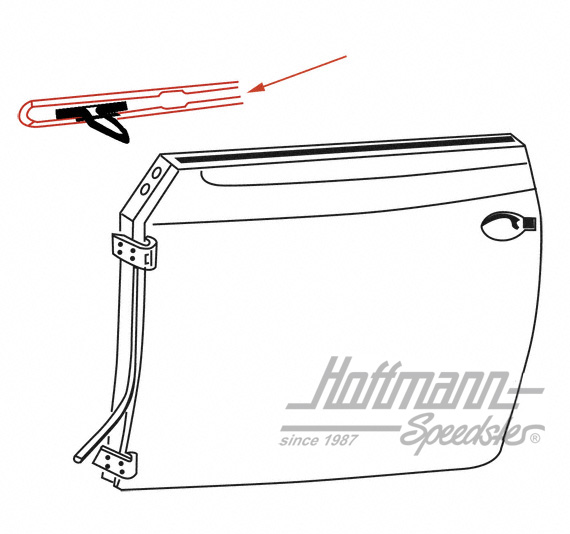Jeu de baguettes de puits de vitre, 8 pièces, 10.52-7.64                                            