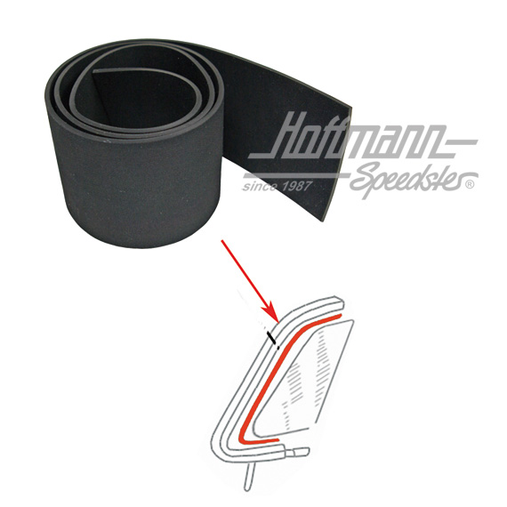 Joint, vitre de déflecteur / cadre | 221 845 295 A | 020-5233-10