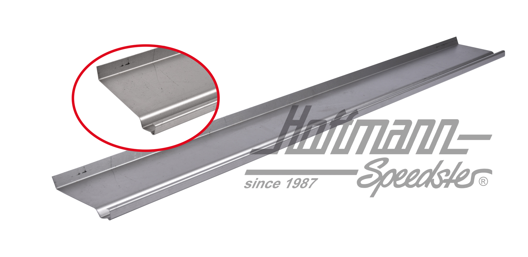 Tôle de réparation, gouttière, Westfalia, 1250mm | 255 817 300 | 390-0810-10