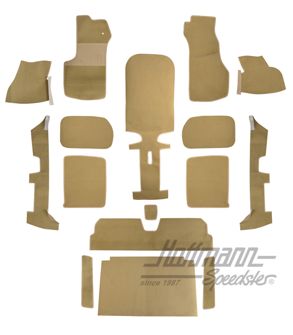 Kit moquettes, Golf Cabriolet, 79-93, beige |  | 180-3010-20