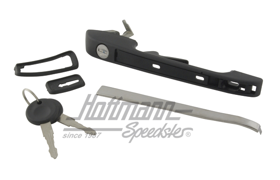 Poignée de porte, Golf 1/2, avant, gauche | 191 837 205 A | 180-1001