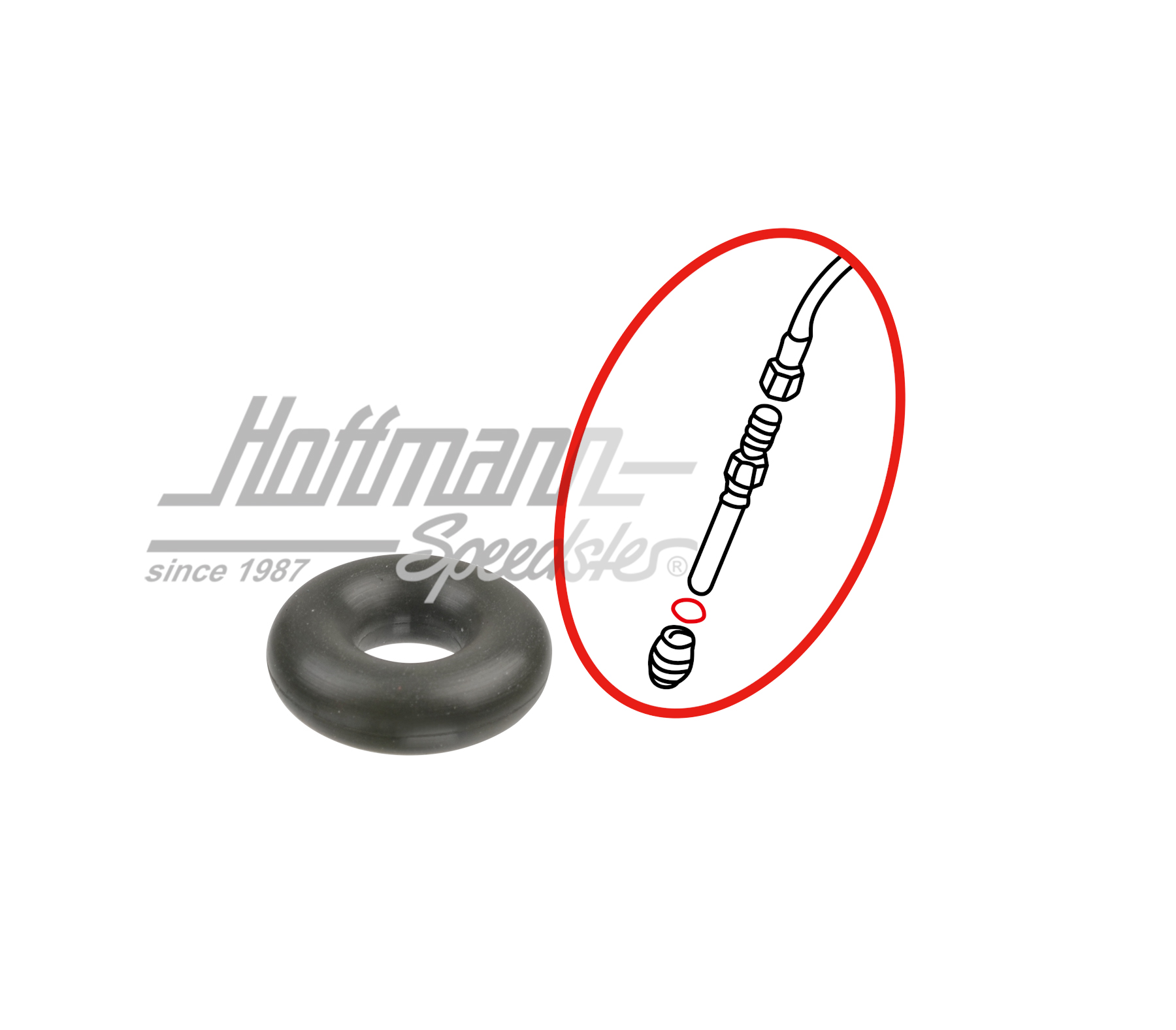 Joint, injecteur, en haut, 6.76-7.93 | 034 133 557 E | 110-3252-28