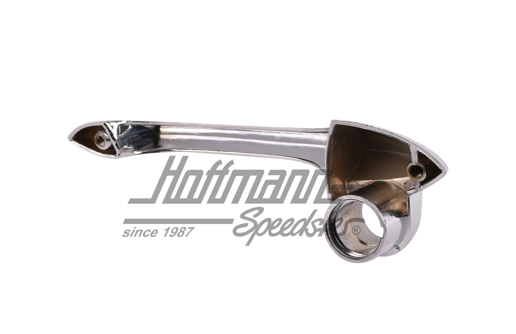 Poignée de porte, nue, 8.63-7.67, chromée, droite                                                   