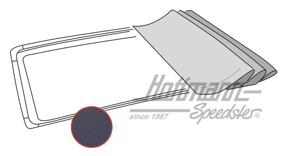 
Housse de toit pliant, Golf 2, Sonnenland, bleue | --------- | 208-5582-40