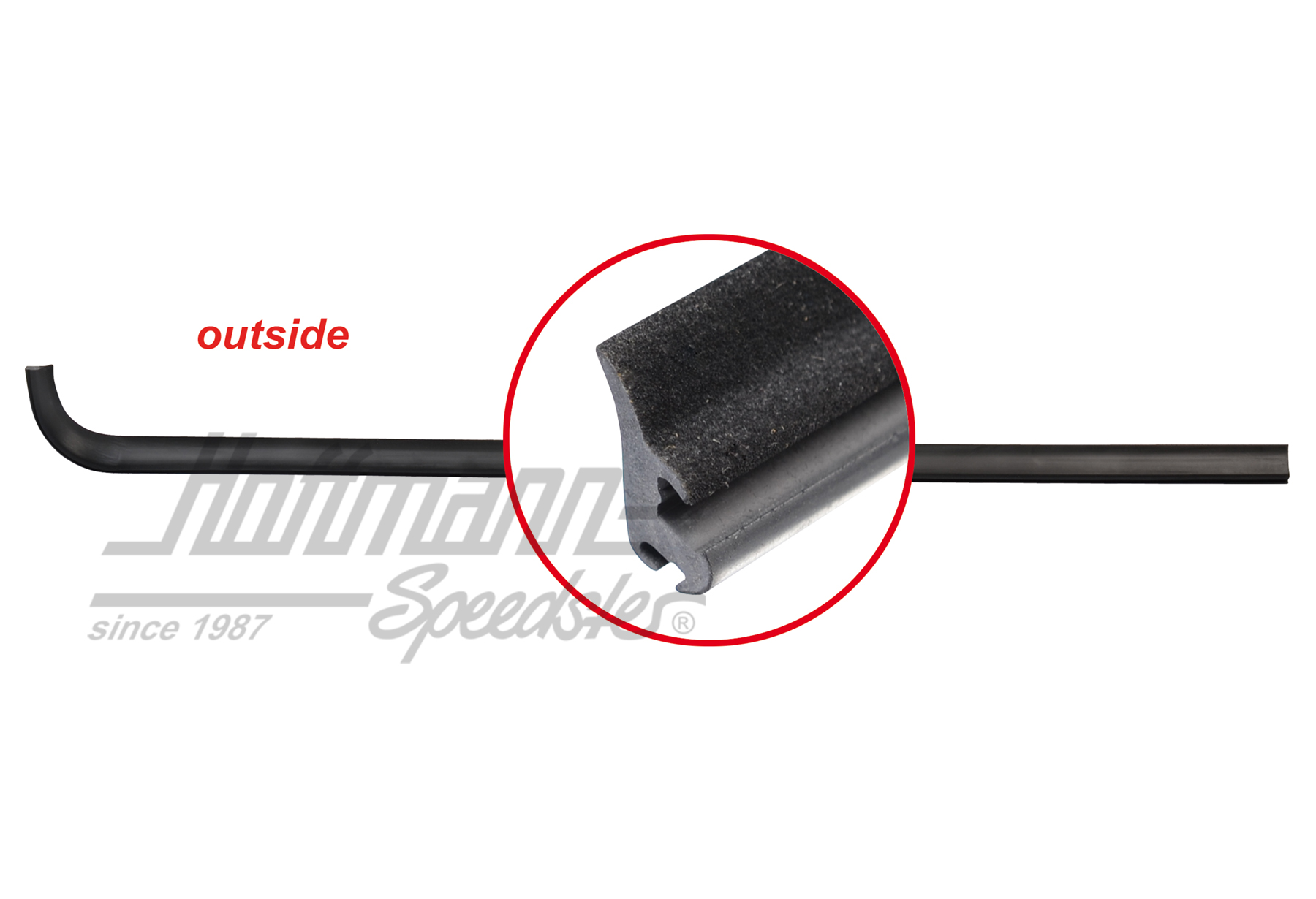 Lèche vitre, avant, 4-portes, droite | 191 837 478 A | 208-7110-02